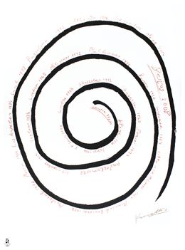Print, Never Ending Spiral, Jannis Kounellis
