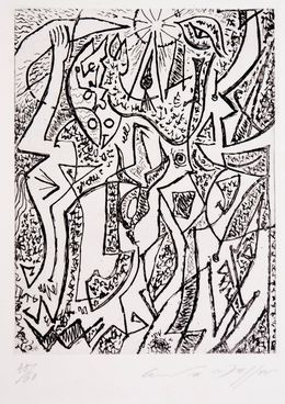 Print, Figue, André Masson