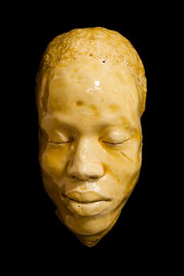 Sculpture, El Hadj Seck, jaune, Baptiste Laurent