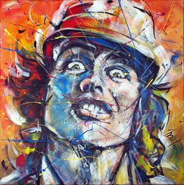 Painting, Angus Young, Martin